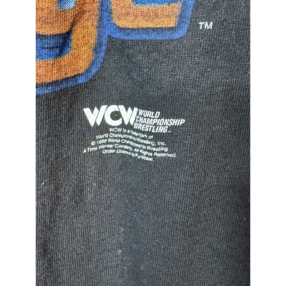 Vintage 1998 WCW Diamond Dallas Page DDP T-Shirt Tultex XL Black Wrestling Tee - Picture 2 of 7